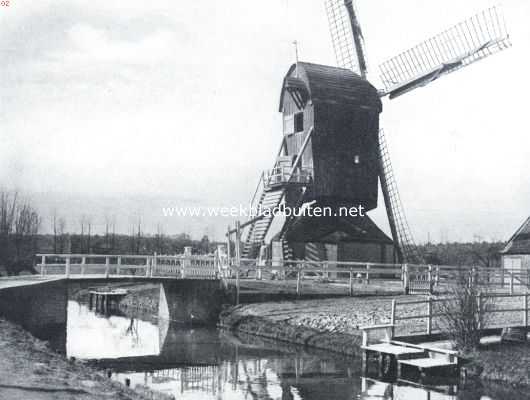 Utrecht, 1915, Onbekend, Langs de Langbroeker Wetering. Oude molen