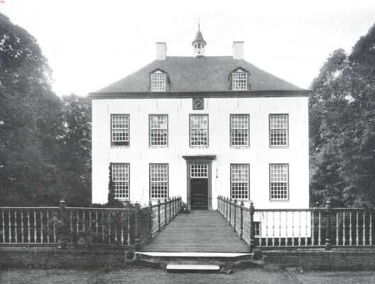 Noord-Brabant, 1915, Loon op Zand, Het kasteel van Loon-op-Zand. Voorzijde
