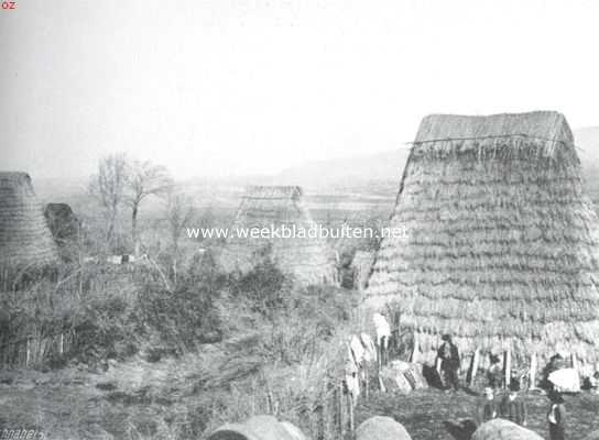 Itali, 1915, Colle di Fuori, De bewoners van de Campagna Romana en de scholen voor het landvolk. Hutten in Colle di Fuori