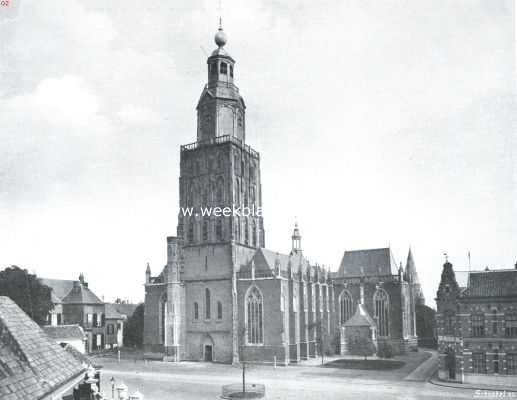 Gelderland, 1915, Zutphen, Zutfen, de Sint Walburgskerk