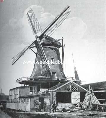 Amsterdamsche molens. Houtzaagmolen aan de Kostverlorenvaart
