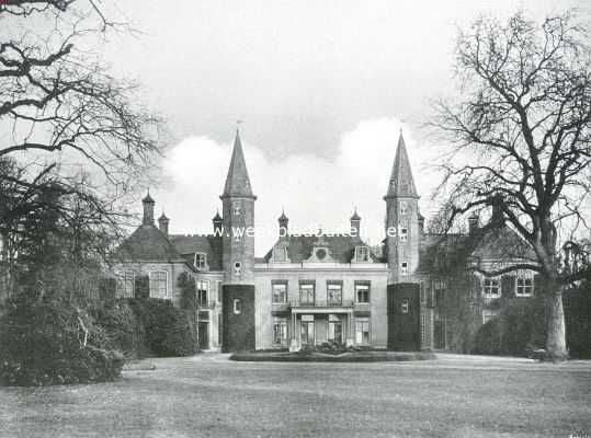 Zeeland, 1915, Middelburg, Walchersche kasteelen en buitenplaatsen. Het slot Ter Hooge bij Middelburg. Front