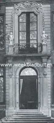 Zeeland, 1915, Koudekerke, Walchersche kasteelen en buitenplaatsen. Huize Der Boede. Middengedeelte van den achtergevel