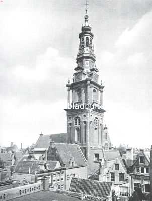 Noord-Holland, 1915, Amsterdam, Amsterdamsche torens. De toren der Zuiderkerk