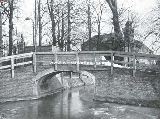 Zuid-Holland, 1915, Rijswijk, Het Huis te Hoorn. De brug over de Rijswijksche Vaart met het huis op den achtergrond