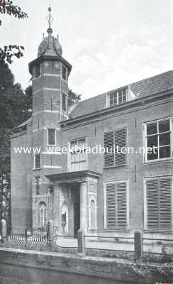 Het Huis te Hoorn. Westelijke gevel met toren