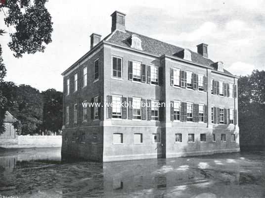 Overijssel, 1916, Eerde, Het Huis Eerde. Achterzijde