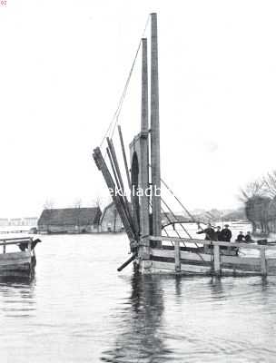 Noord-Holland, 1916, Nieuwendam, De watersnood in Noord-Holland. In Nieuwendam