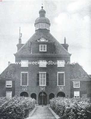 Zuid-Holland, 1916, Den Haag, Haagsche Hofjes. Het Hofje van Nieuwkoop. De regenten-zaal