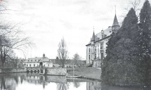 Limburg, 1916, Oud-Valkenburg, Het kasteel Chaloen. Van het zuiden gezien