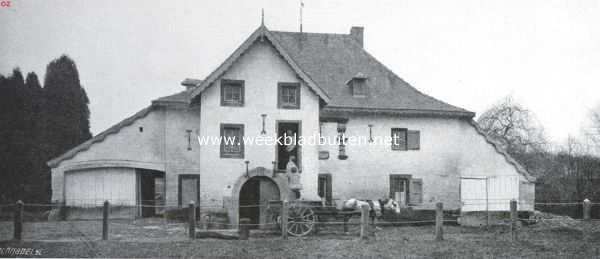 Limburg, 1916, Oud-Valkenburg, Het kasteel Chaloen. De watermolen