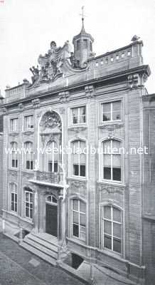 Twee steden van Walcheren. Middelburg. Het gebouw der Provinciale Bibliotheek