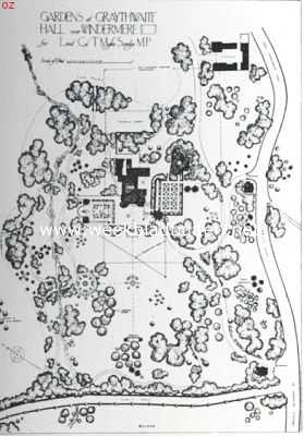 Ontwerp eener moderne schoonheidsleer voor den tuinaanleg. Plan van een groot landelijk park nabij Windermere, door Thomas H. Mawson. Zoo de omstandigheden hier ook al kromme wegen vroegen dan zijn die wegen toch door de verdere groepering weinig opvallend gemaakt