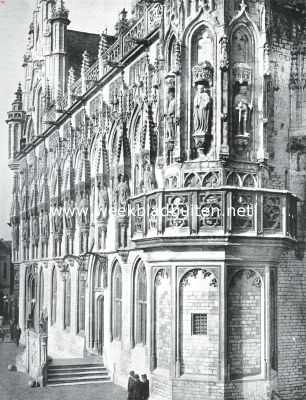 Zeeland, 1916, Middelburg, De voorgevel van het Stadhuis te Middelburg