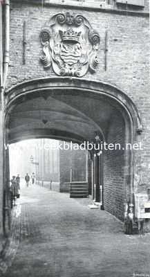 Zeeland, 1916, Middelburg, Twee steden van Walcheren. Muntpoort te Middelburg