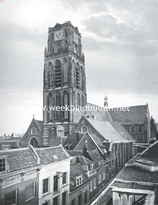 Zuid-Holland, 1916, Rotterdam, De Groote of St. Laurenskerk te Rotterdam