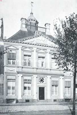 Zeeland, 1916, Vlissingen, Twee steden van Walcheren. Het gebouw van het Nederlandsche Loodswezen te Vlissingen. In 1646 gesticht door de Gebrs. Lampsens