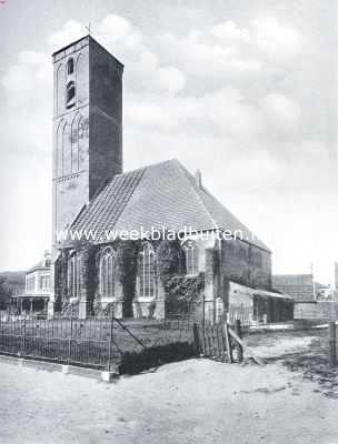 Noord-Holland, 1916, Wijk aan Zee, Het Hervormde kerkje te Wijk aan Zee