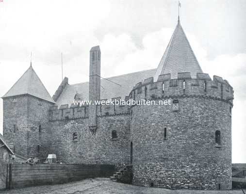 Medemblik de oudste. Het kasteel van Medemblik, gezien van het westen