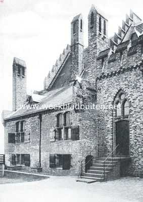 Noord-Holland, 1916, Medemblik, Medemblik de oudste. Het kasteel van Medemblik. De ingang aan de noordzijde