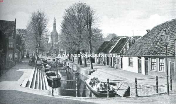 Noord-Holland, 1916, Medemblik, Medemblik de oudste. Het Achterom bij de Nieuwstraat