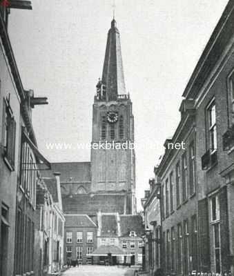 Gelderland, 1916, Doesburg, Het klokkenspel. De toren der Groote Kerk te Doesburg vr de restauratie in 1912