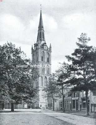 Gelderland, 1916, Lochem, Het klokkenspel. De toren der St. Gudula-kerk te Lochem