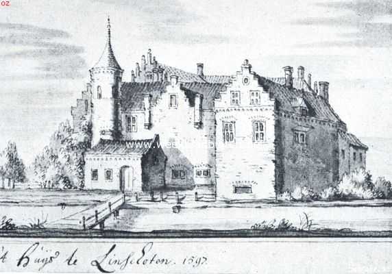 Utrecht, 1916, Linschoten, Het Huis te Linschoten. In 1597
