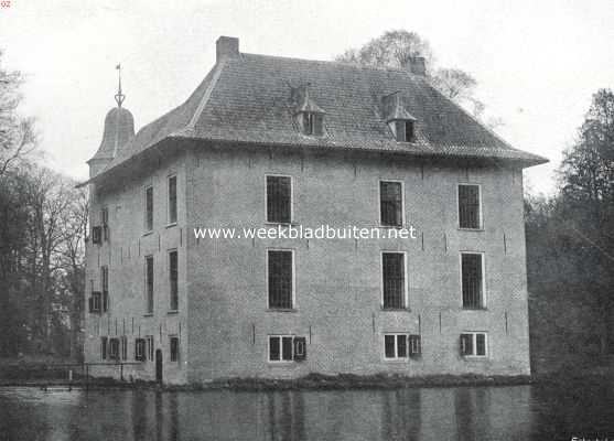 Utrecht, 1916, Linschoten, Het Huis te Linschoten. Achterzijde