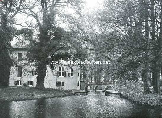 Utrecht, 1916, Linschoten, Het Huis te Linschoten. Van ter zijde gezien