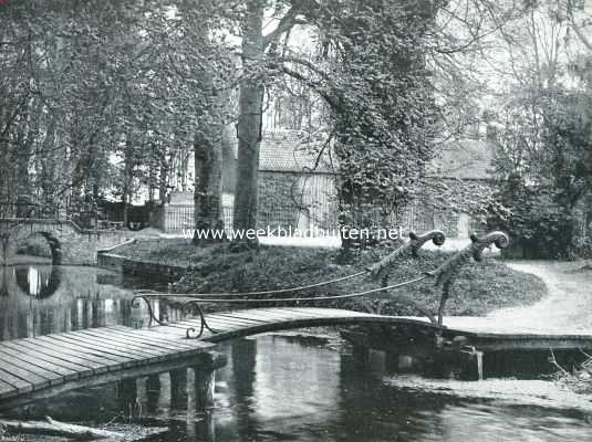 Utrecht, 1916, Linschoten, Het Huis te Linschoten. In het park
