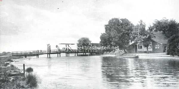 De Boerenwetering in verleden en toekomst. De Boerenwetering bij het bruggetje van 