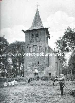 Gelderland, 1916, Garderen, Putten en de Noorder Veluwe. Oude kerktoren bij Garderen