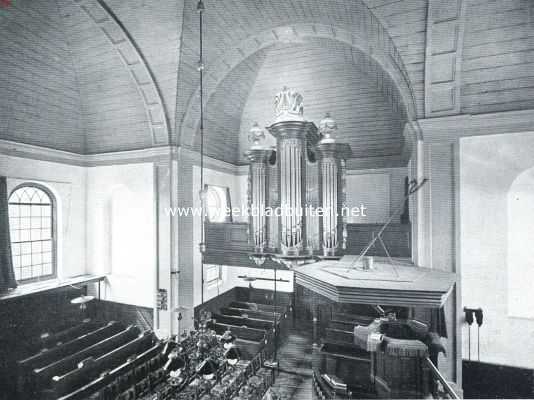 Noord-Holland, 1916, 's-Graveland, De Hervormde Renaissance-kerken in Nederland. De kerk te 's Graveland, inwendig