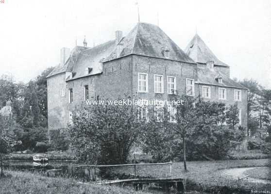 Limburg, 1916, Baarlo, Het kasteel de Borcht te Baarlo. Achterzijde