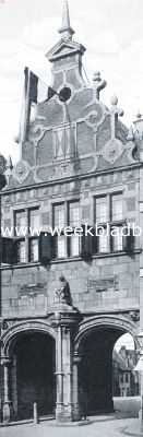 Onbekend, 1916, Nijmegen, De Kerkboog te Nijmegen. Van uit welken 28 Sept. 1678 de officieele afkondiging van het sluiten van den vrede plaats had