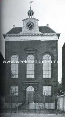 Zuid-Holland, 1917, Rotterdam, Twee oude Synagogen. De synagoge aan de Boompjes te Rotterdam