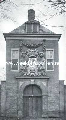 Zuid-Holland, 1917, Delft, 's Lands Kruithuis buiten Delft. Het Poortgebouw