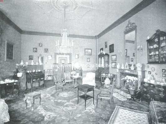 Noord-Holland, 1917, Beverwijk, Het Huis Rooswijck. Salon