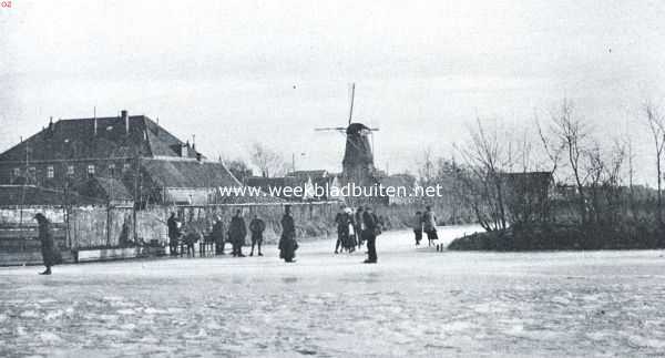 Noord-Holland, 1917, Aalsmeer, De ijsvreugde bij den Westeinder-plas te Aalsmeer