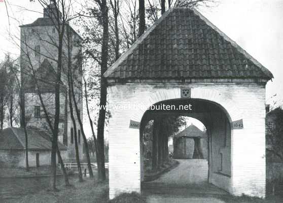 Utrecht, 1917, Vleuten, Uit Utrecht's Nederkwartier. Toren en poortje van het voormalige Huis den Ham bij Vleuten