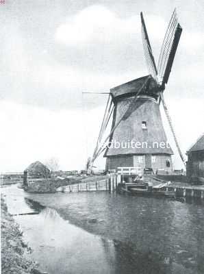 Noord-Holland, 1917, Onbekend, De Koenenmolen aan de Nieuwe Meer, een sieraad van Amsterdam's vlakke omgeving, dat gelukkig, hoewel de slooping aanstaande scheen, behouden blijft