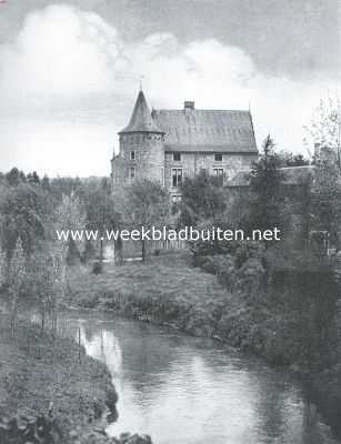 Limburg, 1917, Wittem, Het Kasteel te Wittem in Zuid-Limburg, van de straatzijde gezien