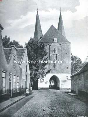 Zeeland, 1917, Zierikzee, Zierikzee. De Nobelpoort, gebouwd in de tweede helft der vijftiende eeuw