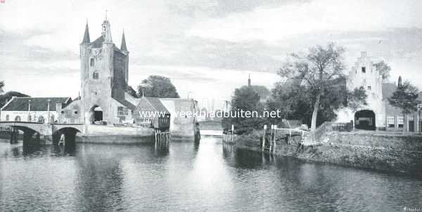 Zierikzee. Den Zuid- en Noordhavenpoort