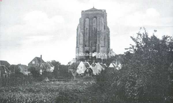 Zierikzee. Gezicht van het westen op den St. Lievens Monstertoren