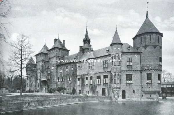 Het Kasteel de Haar. De poortgebouwen (Chatelet), voorzijde