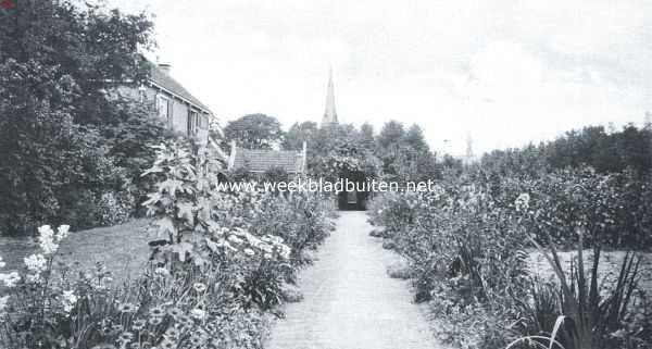 Zuid-Holland, 1917, Voorhout, In den tuin van het 