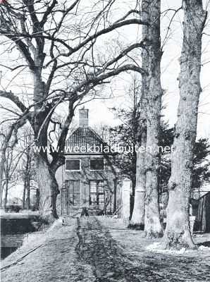 Noord-Holland, 1917, Heemskerk, Het zegepralende Kennemerland. Bij de tuinmanswoning van het kasteel Assumburg