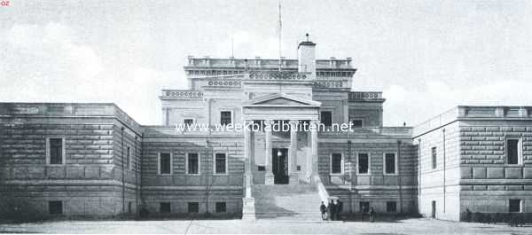 Griekenland, 1917, Athene, Van oud-en nieuw-Athene. Het gebouw van het parlement in de Stadion-straat